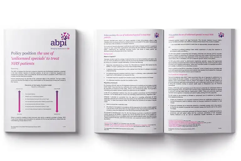 Appropriate prescribing document spread open