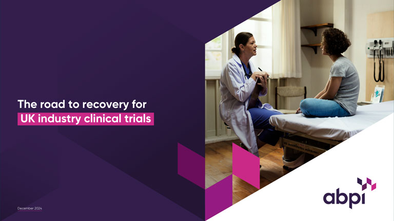 The road to recovery for UK industry clinical trials