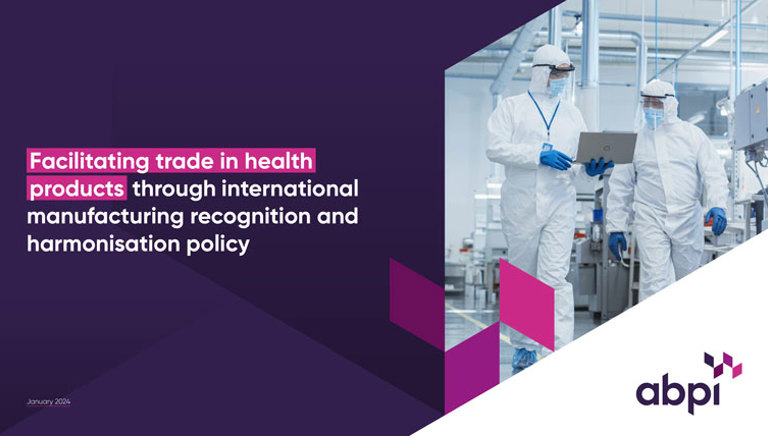 Facilitating trade in health products through international manufacturing recognition and harmonisation policy